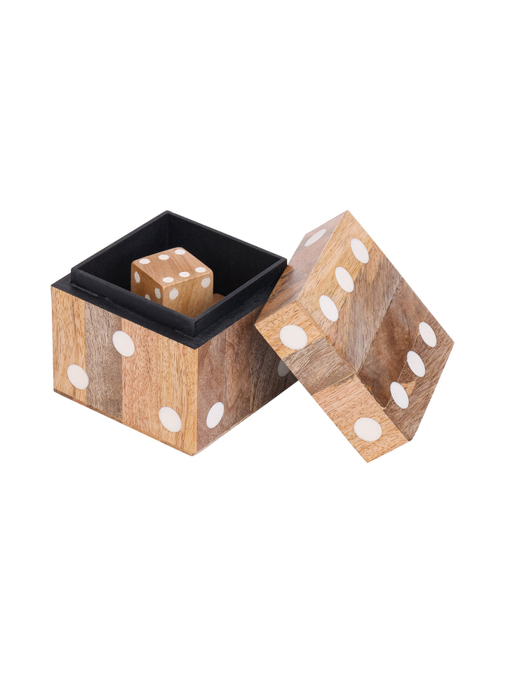 Marlington Wood & Resin Dice Box