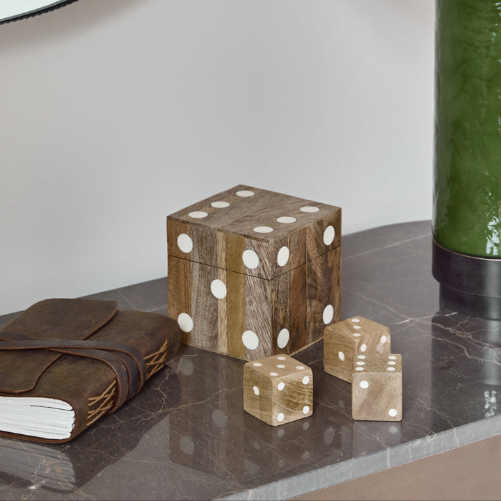 Marlington Wood & Resin Dice Box