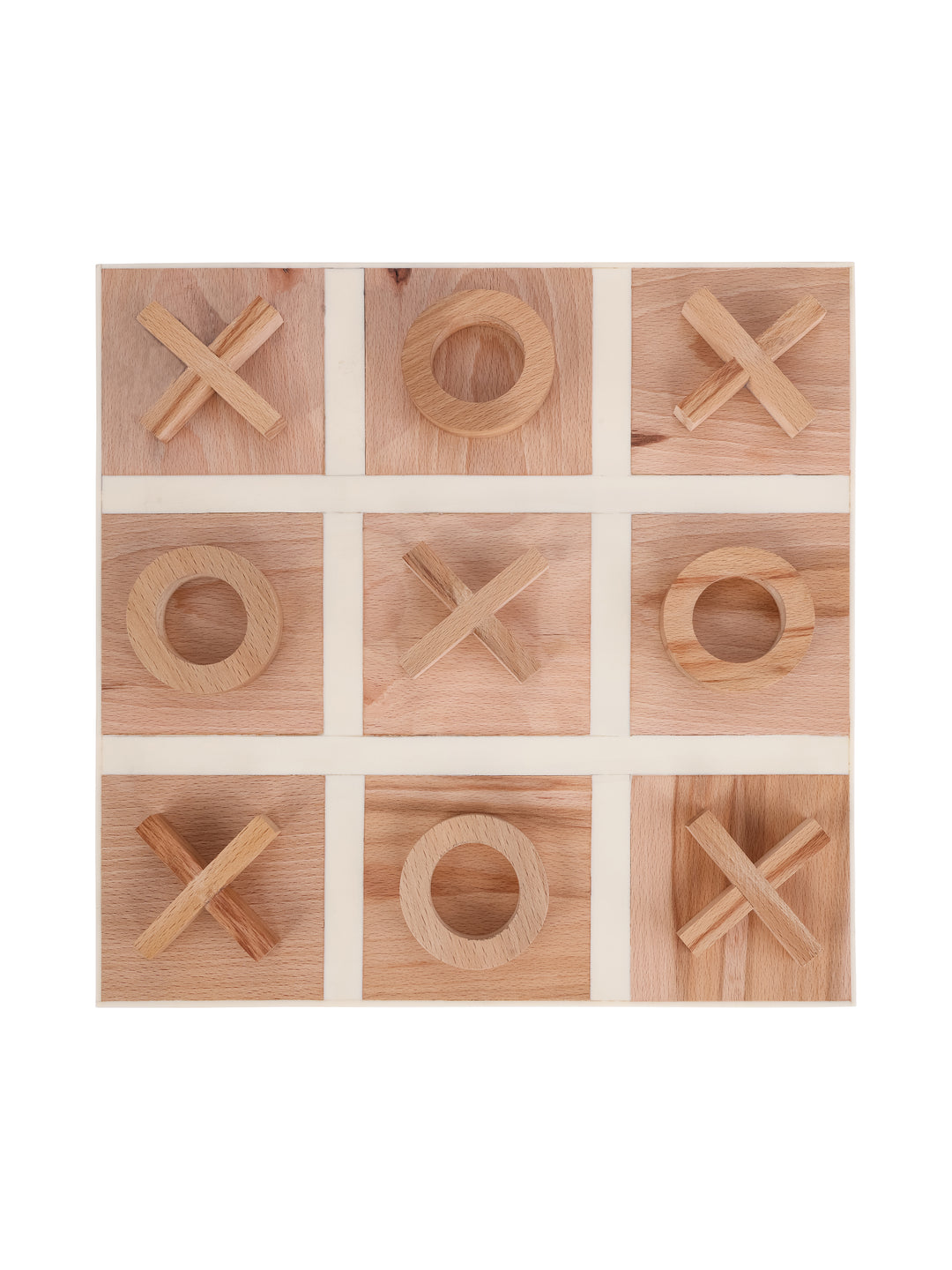 Marlborough Wood & Resin Noughts & Crosses Game