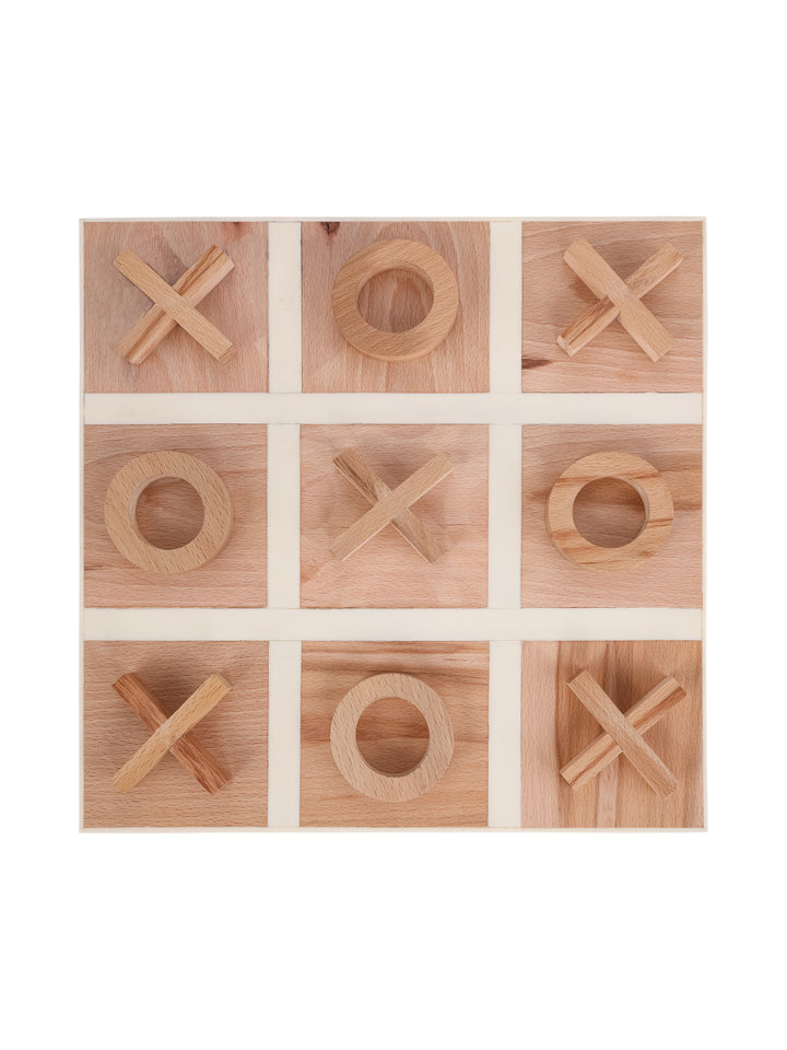 Marlborough Wood & Resin Noughts & Crosses Game