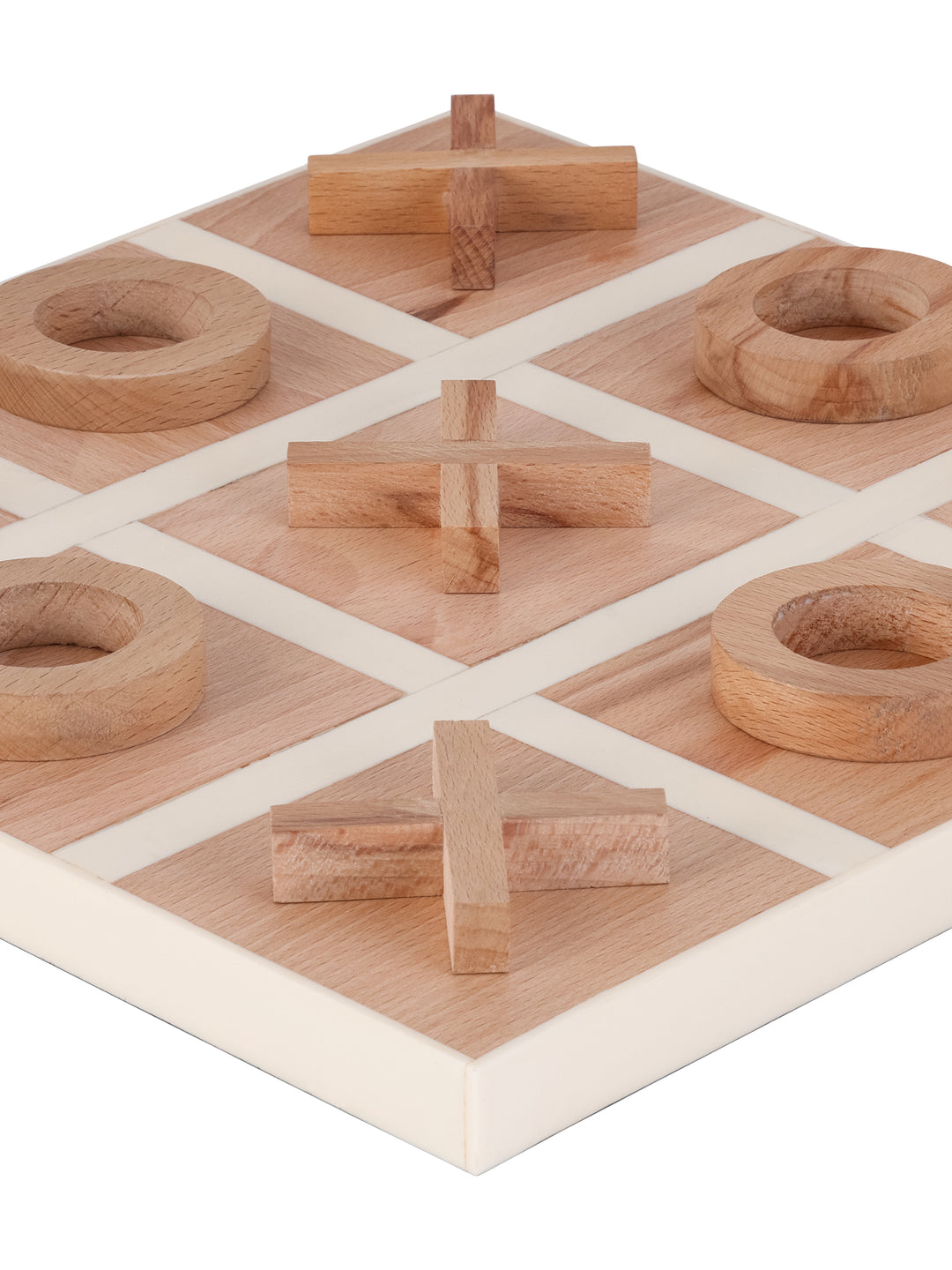 Marlborough Wood & Resin Noughts & Crosses Game