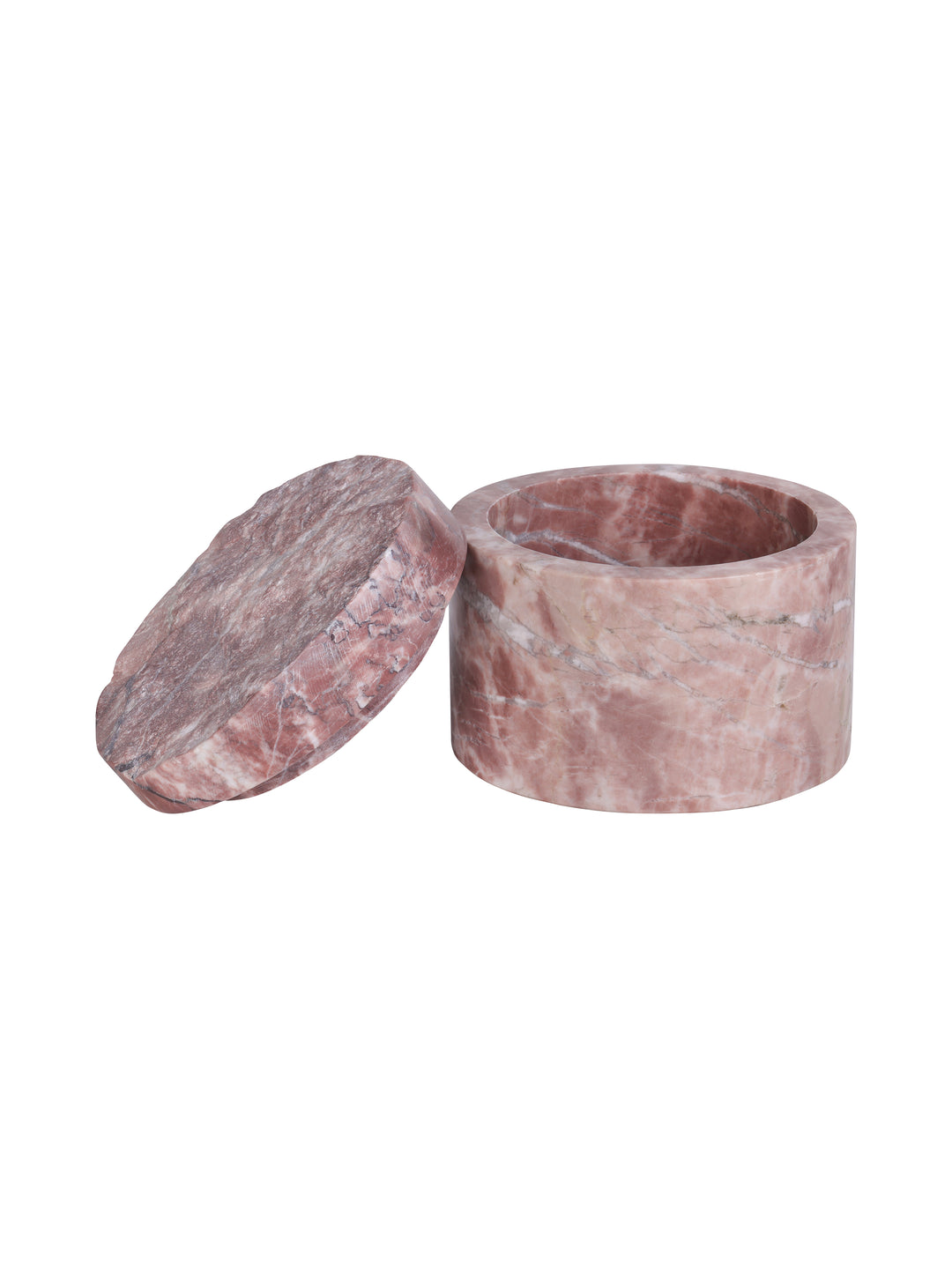 Roselle Pink Marble Storage Jar