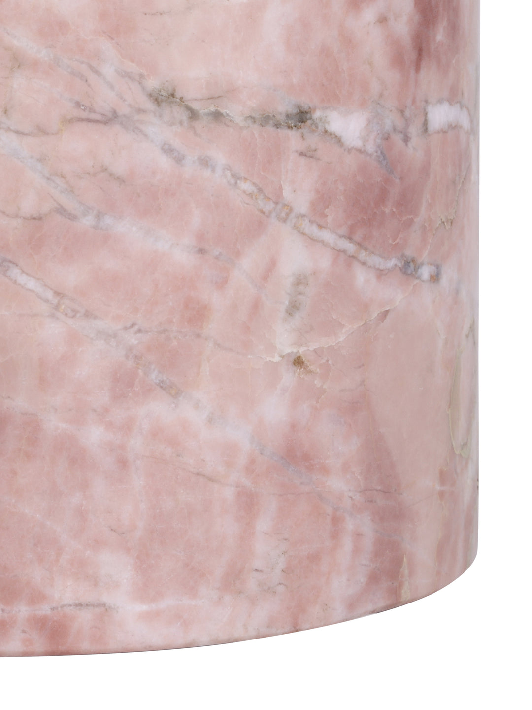 Roselle Pink Marble Storage Jar