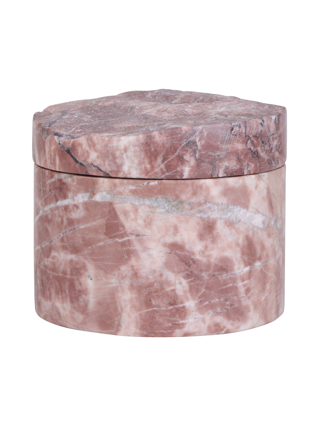 Roselle Pink Marble Storage Jar
