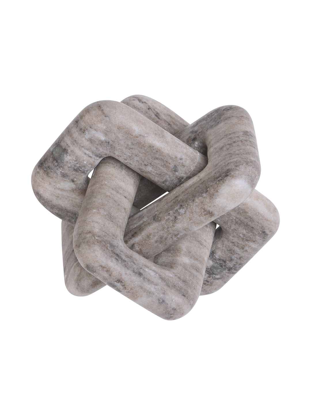 Orla Beige Marble Knot Sculpture