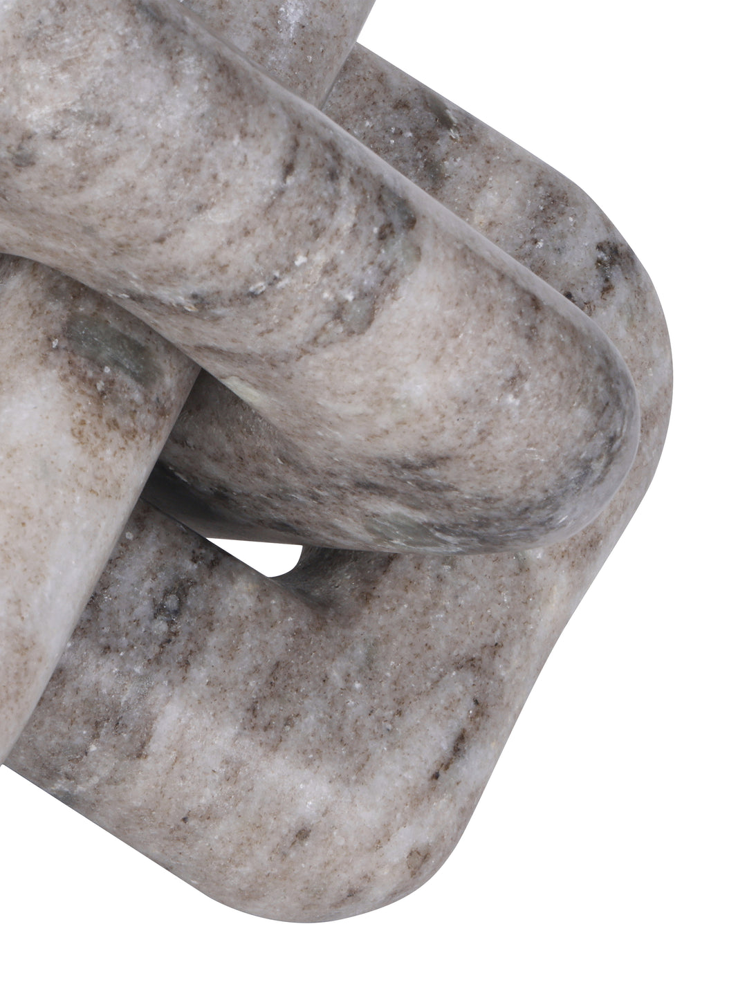 Orla Beige Marble Knot Sculpture