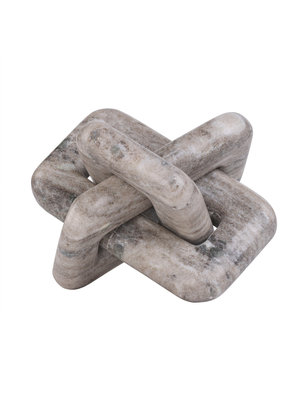 Orla Beige Marble Knot Sculpture