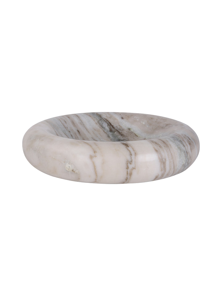 Orla Beige Marble Sculptural Bowl