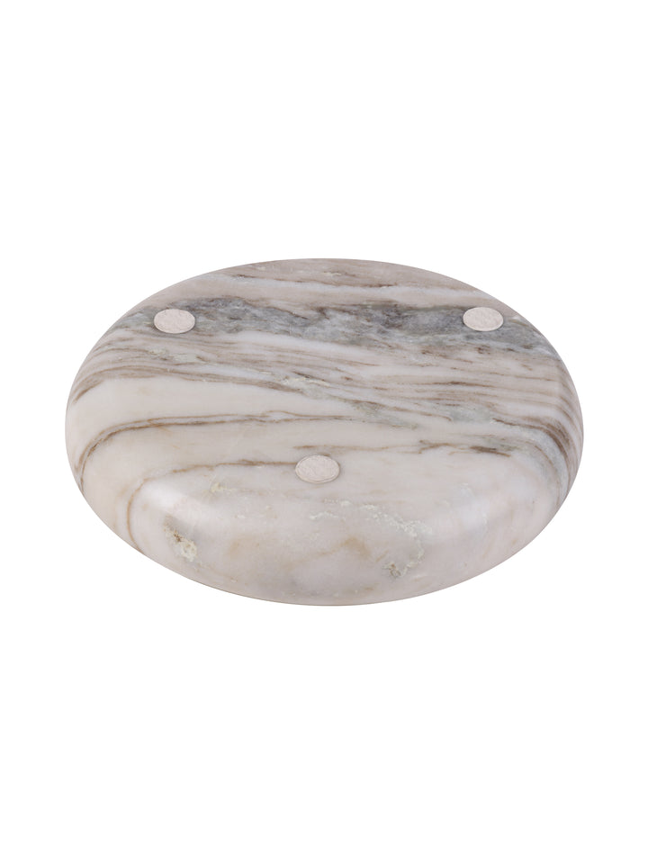 Orla Beige Marble Sculptural Bowl