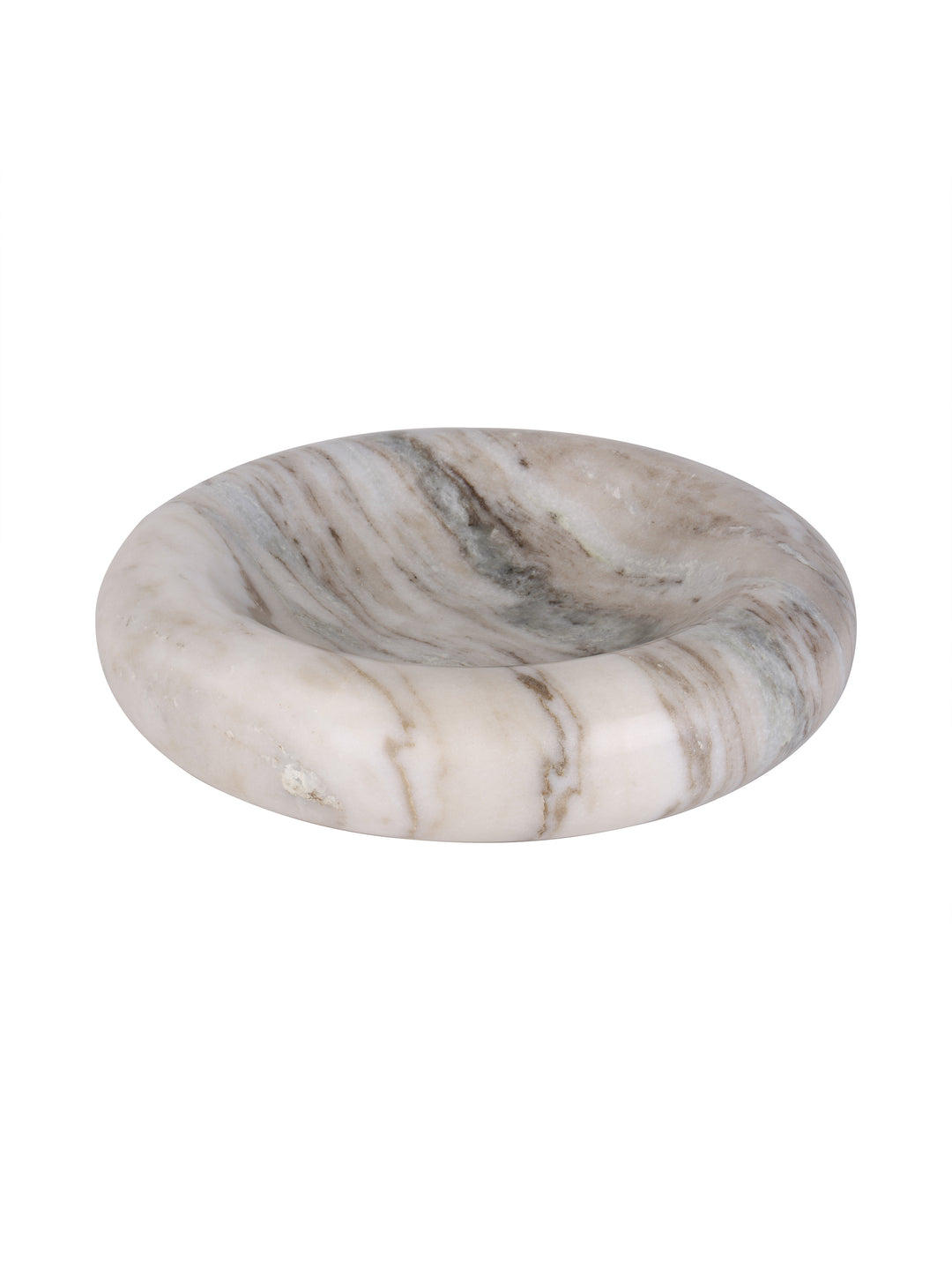 Orla Beige Marble Sculptural Bowl