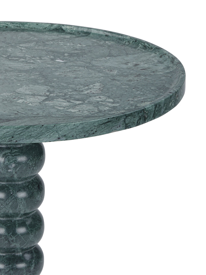 Totem Green Marble Side Table