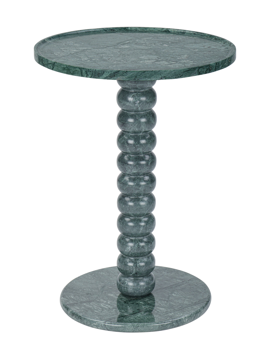 Totem Green Marble Side Table