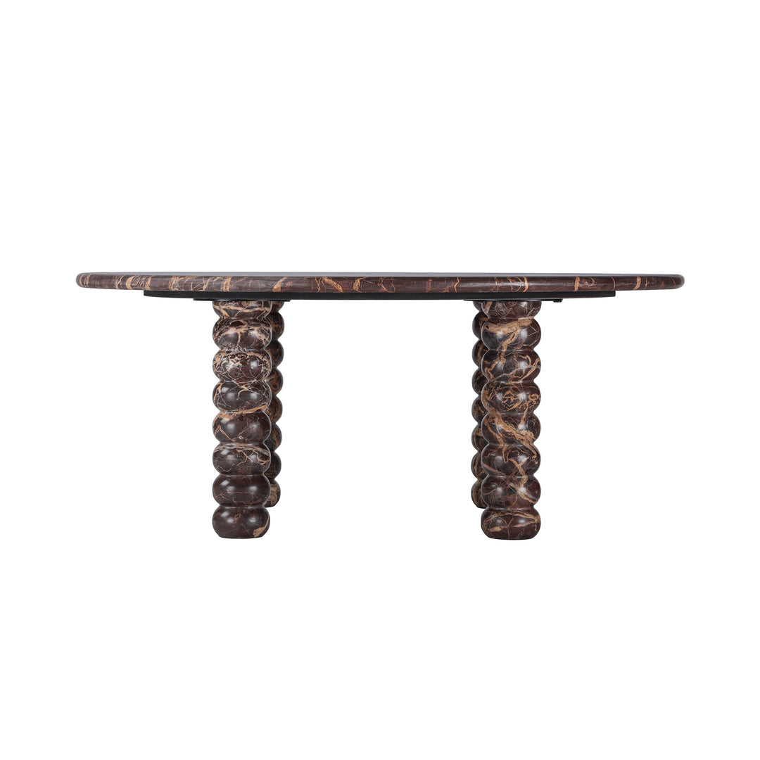 Totem Red Marble Coffee Table