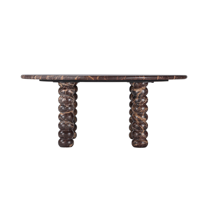 Totem Red Marble Coffee Table