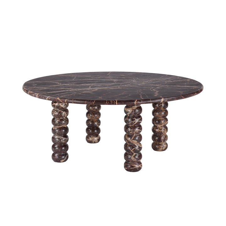 Totem Red Marble Coffee Table