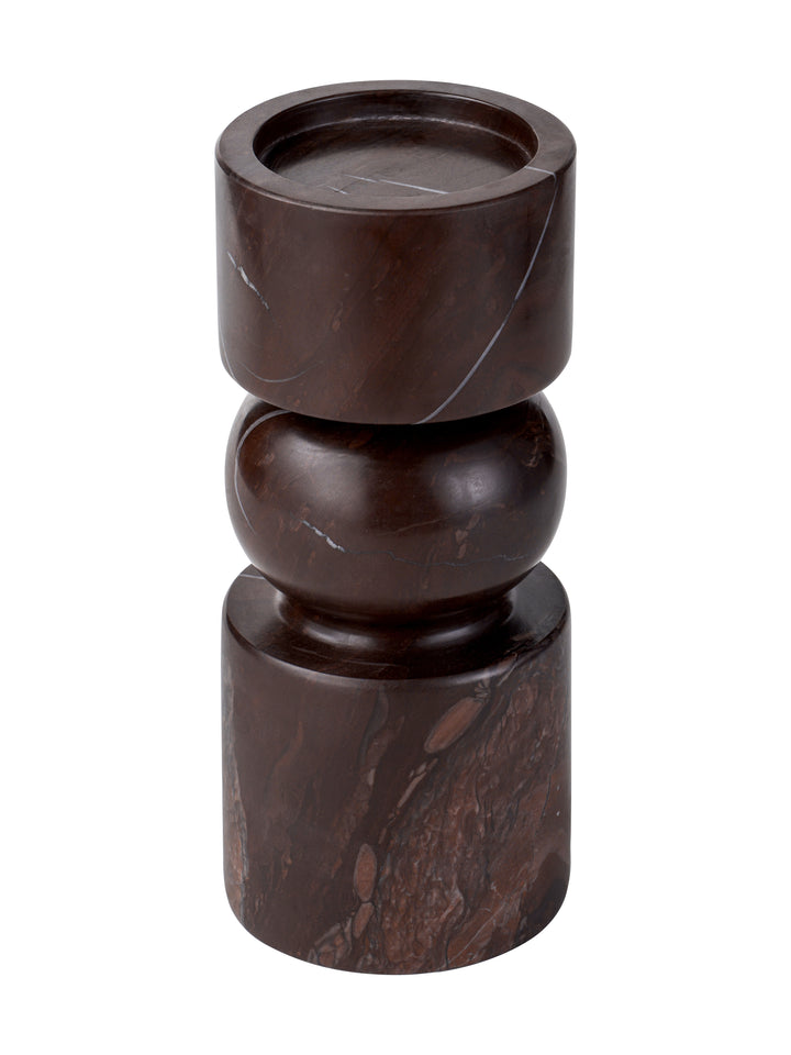 Cassia Red Jasper Large Candle Holder