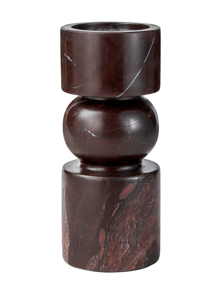 Cassia Red Jasper Large Candle Holder