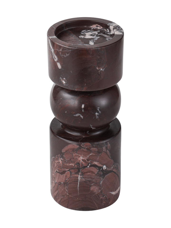 Cassia Red Jasper Medium Candle Holder