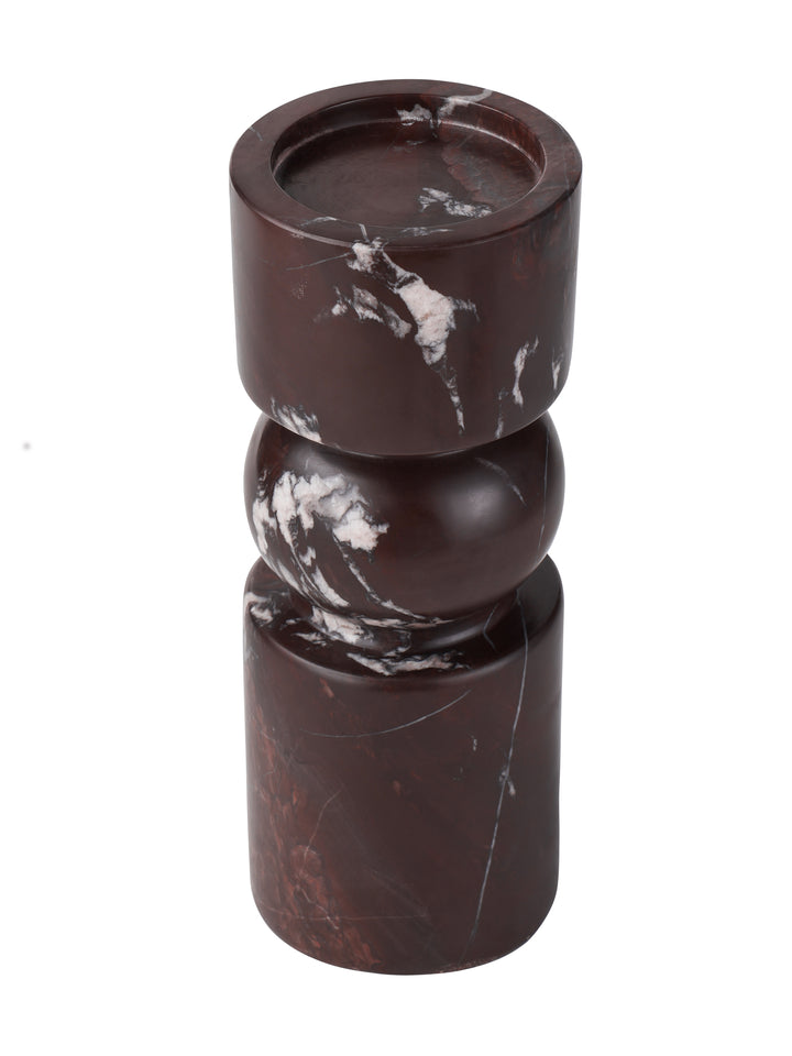 Cassia Red Jasper Small Candle Holder