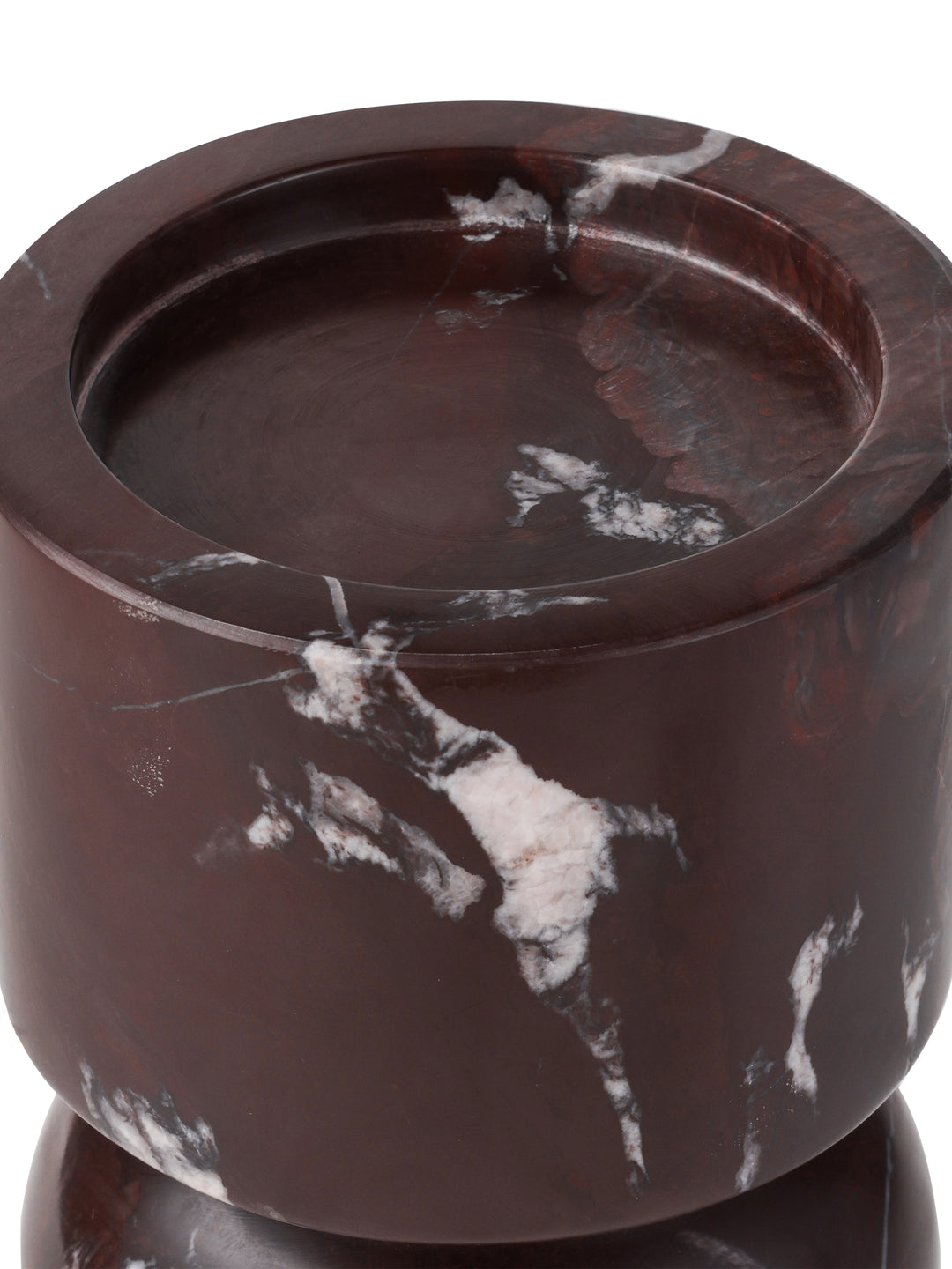 Cassia Red Jasper Small Candle Holder