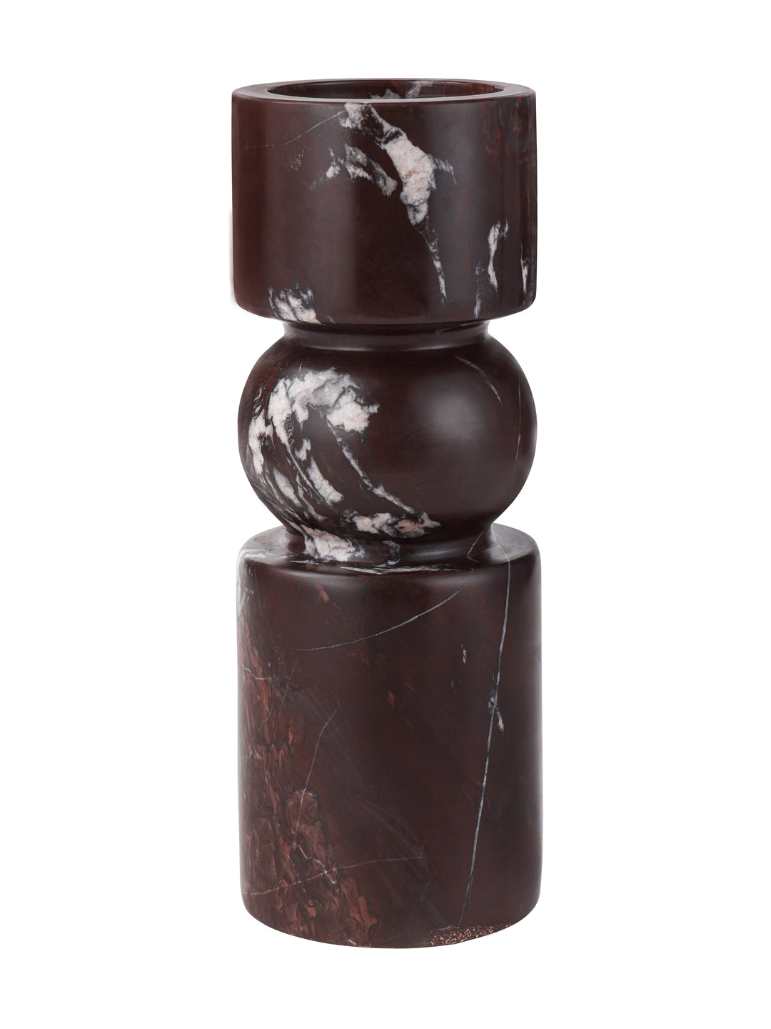 Cassia Red Jasper Small Candle Holder