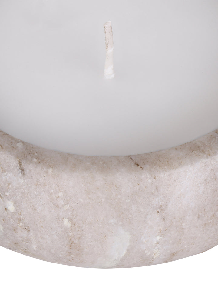 Orla Beige Marble Soy Wax Candle