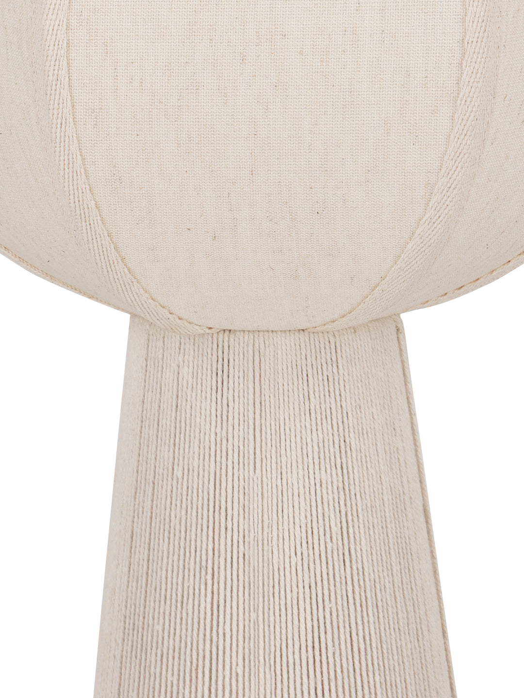 Leina Cotton and Rope Large Table Lamp