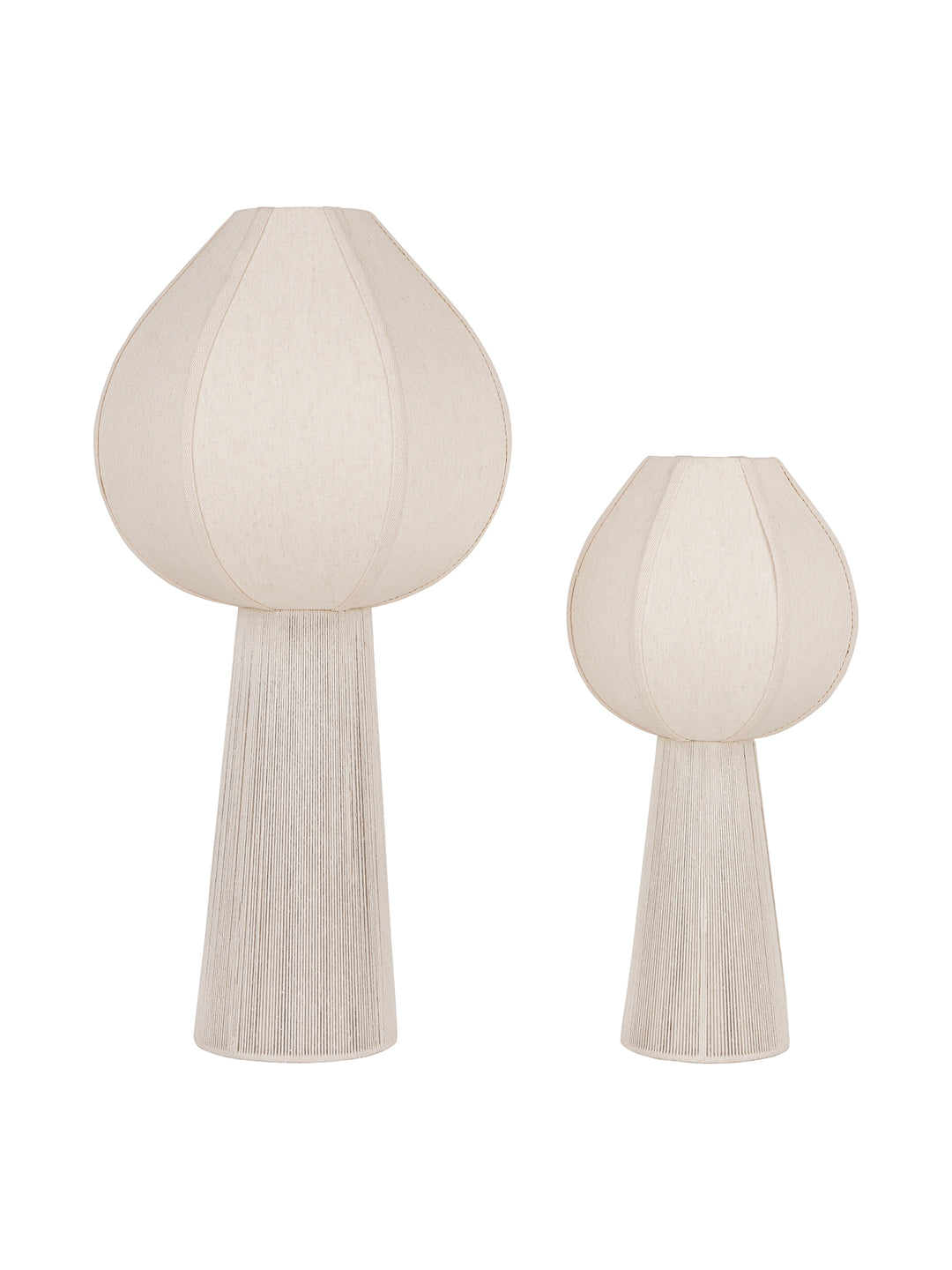 Leina Cotton and Rope Large Table Lamp
