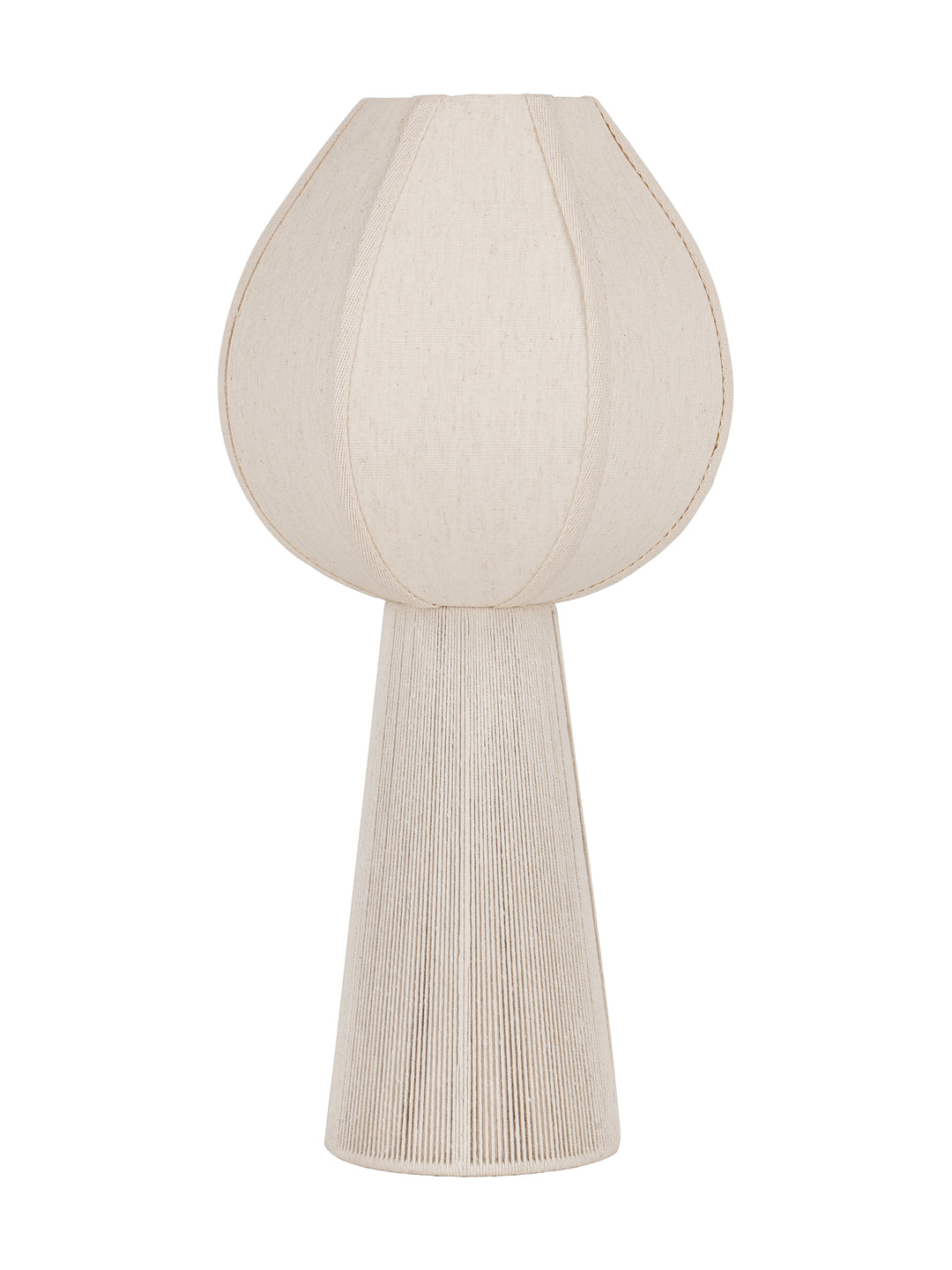 Leina Cotton and Rope Large Table Lamp