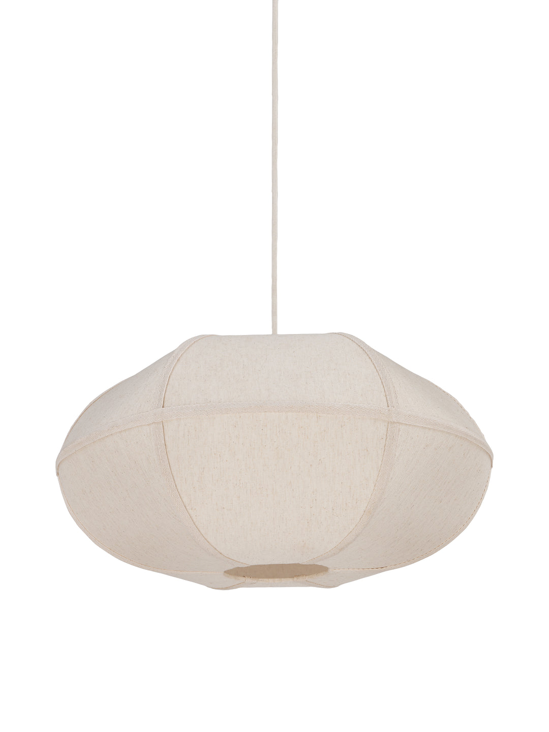 Leina Cotton Oval Pendant Light