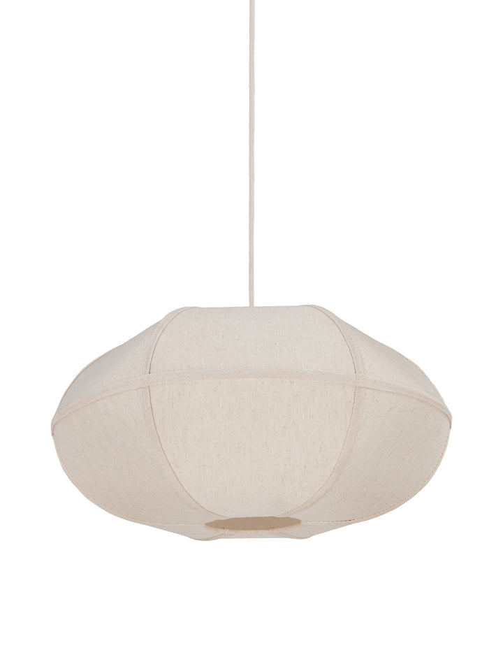 Leina Cotton Oval Pendant Light