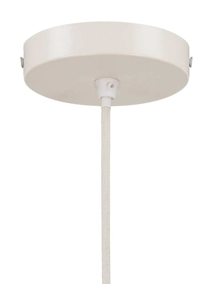 Leina Cotton Oval Pendant Light