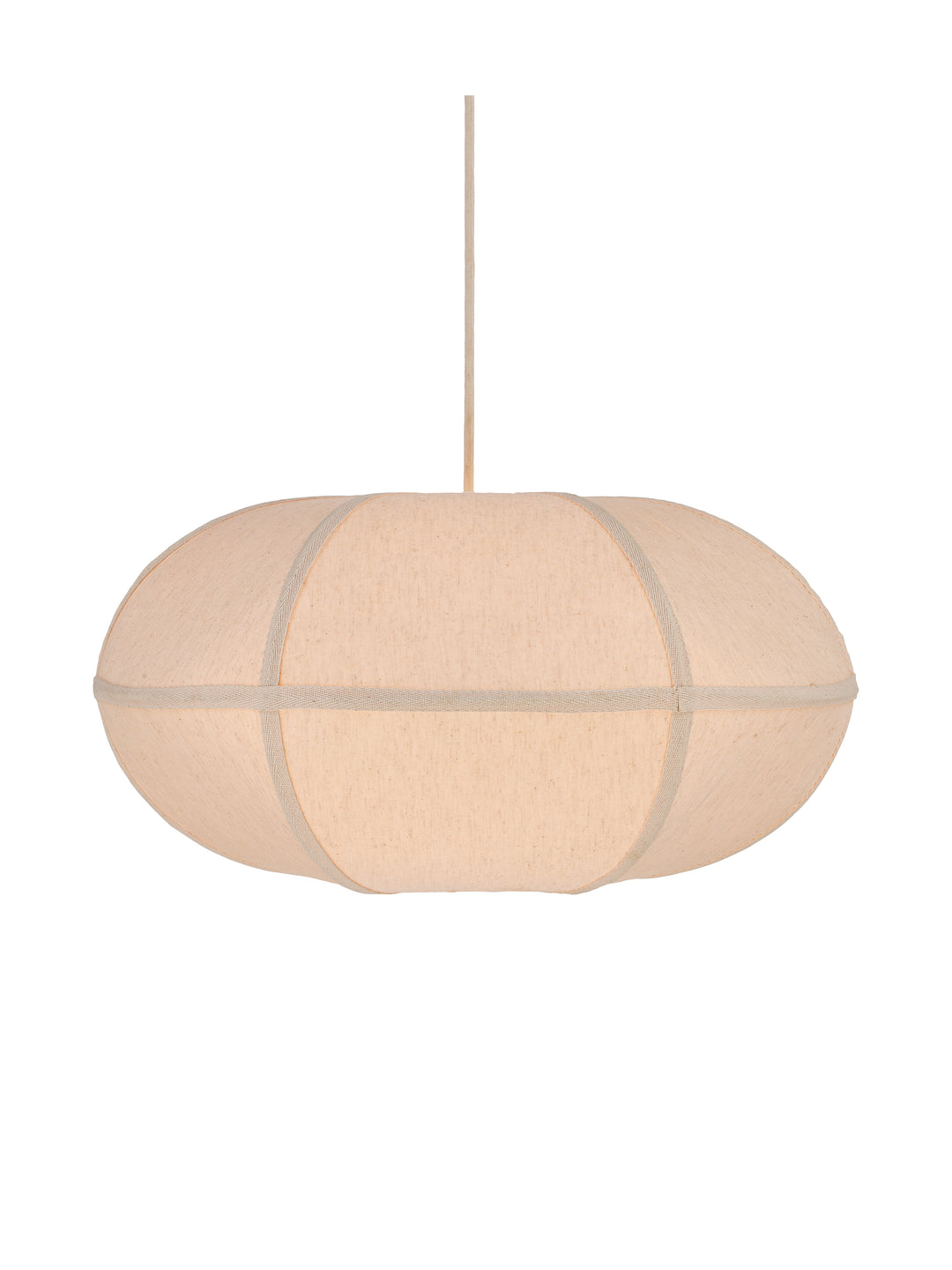 Leina Cotton Oval Pendant Light