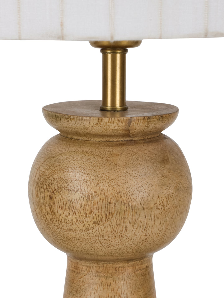 Solden Mango Wood Table Lamp