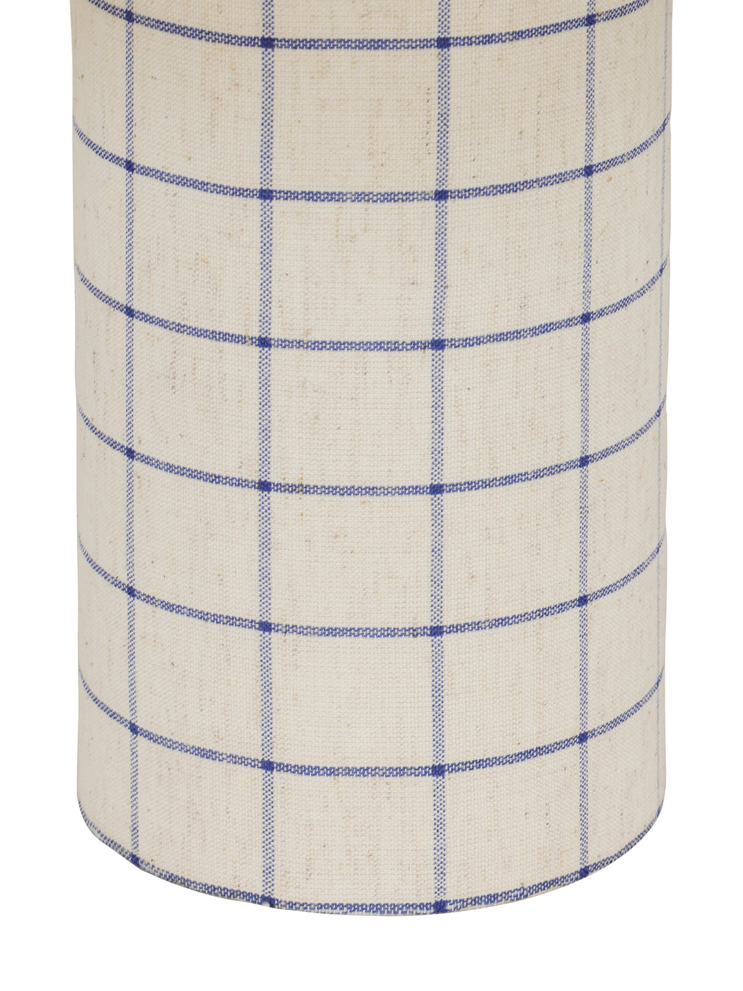 Marlow Blue Check Linen Table Lamp