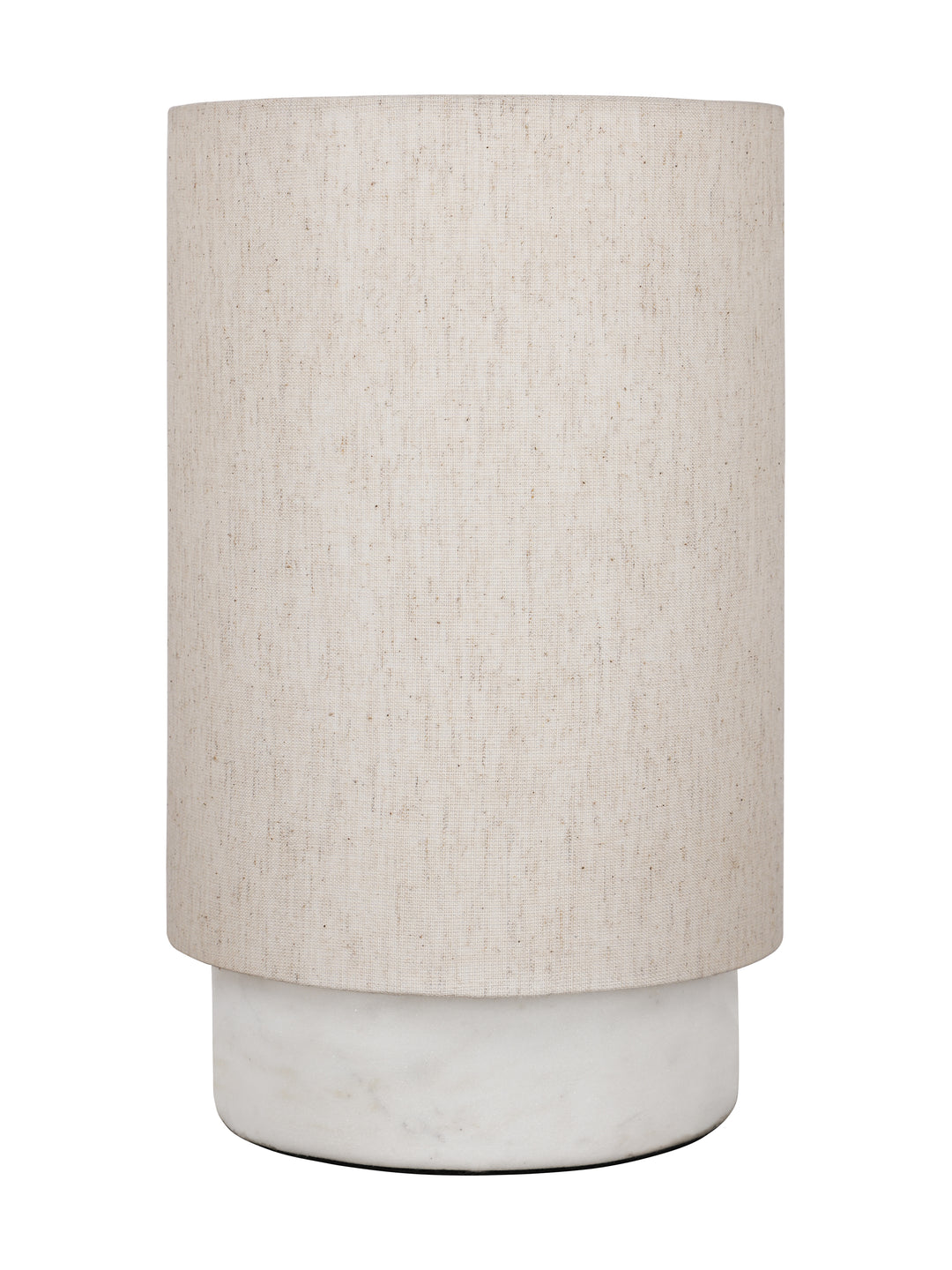 Tawny Marble & Linen Table Lamp