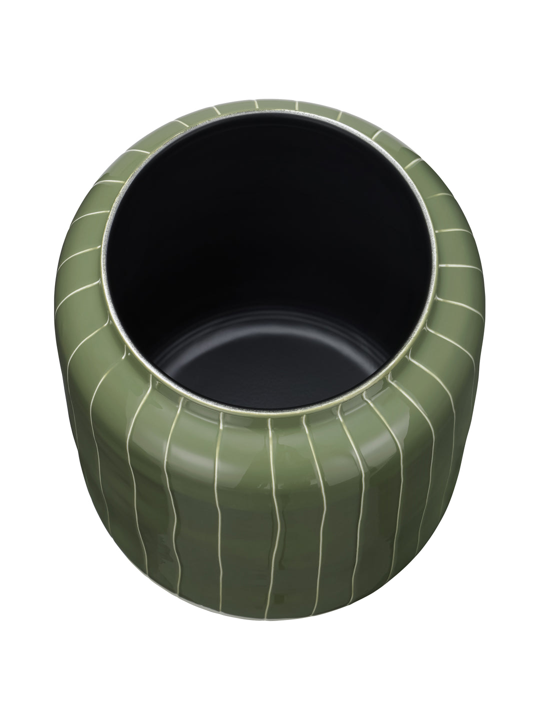 Alvera Stripe Enamel Vase