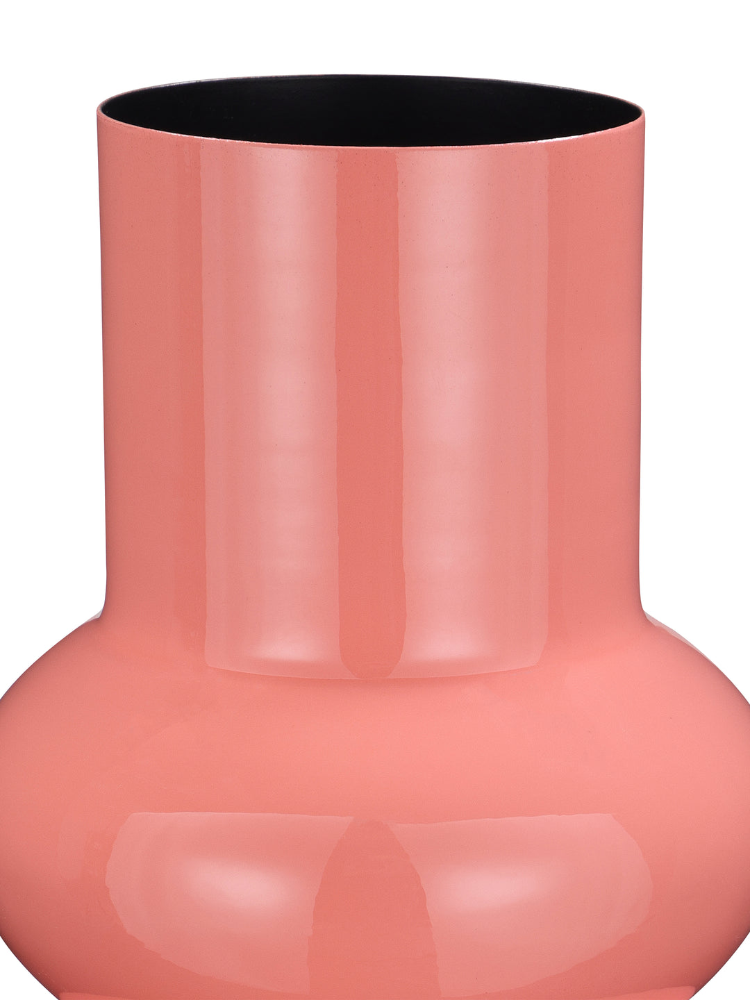 Velenor Gradient Pink Stripe Enamel Vase