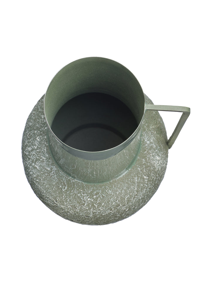Alora Green Two Texture Vase