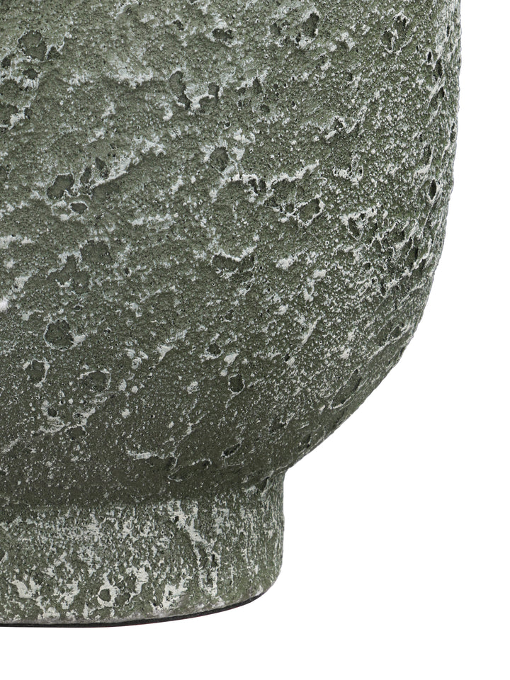Alora Green Two Texture Vase