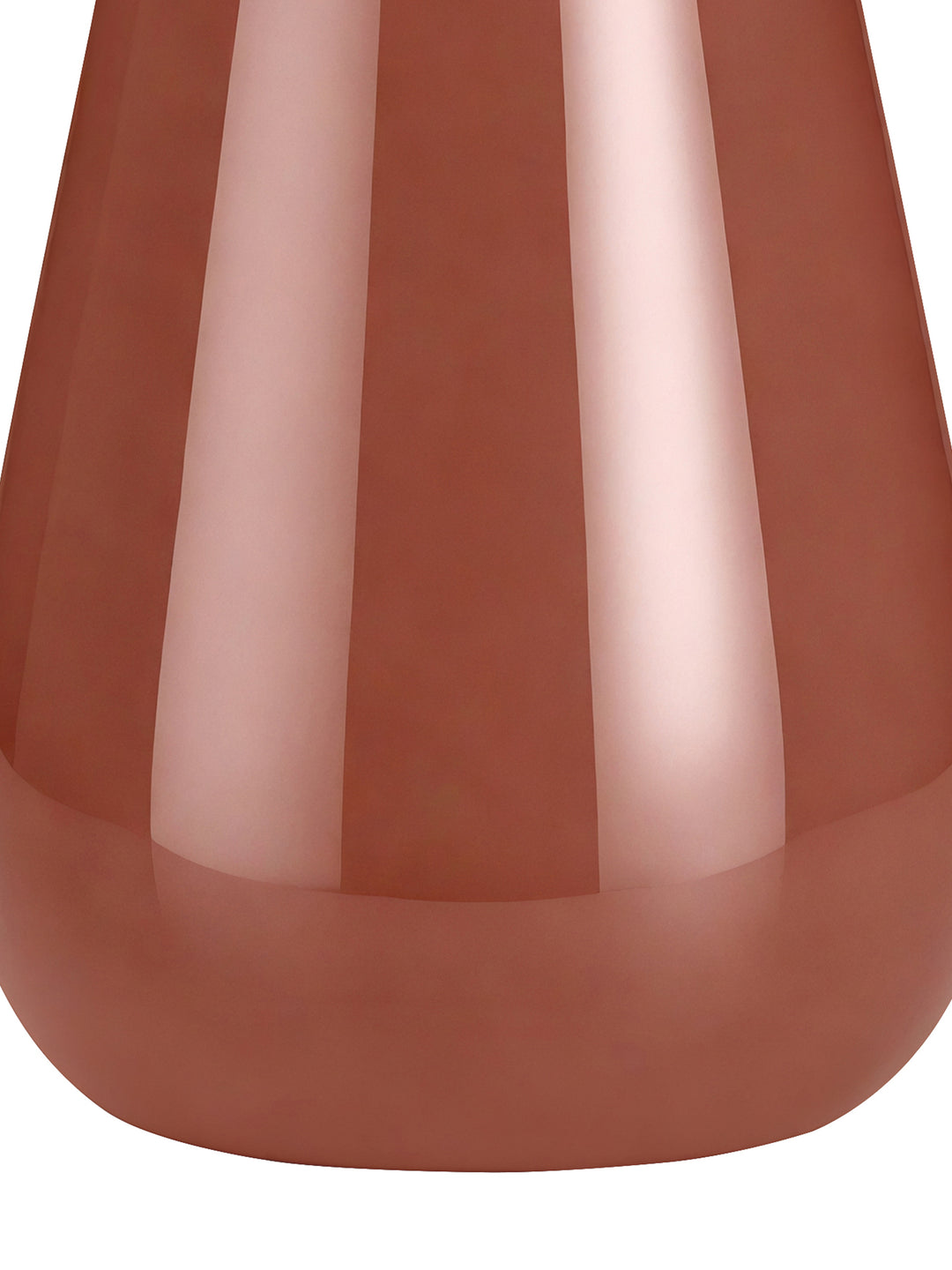 Orvelle Gloss Dome Table Lamp - Burgundy