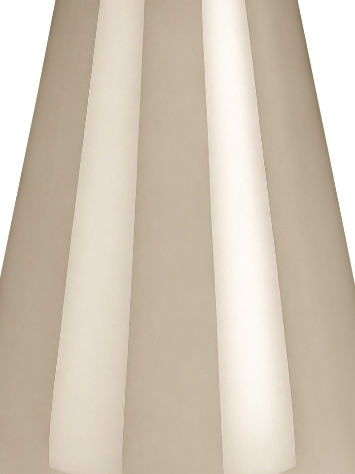Orvelle Gloss Dome Table Lamp - Beige