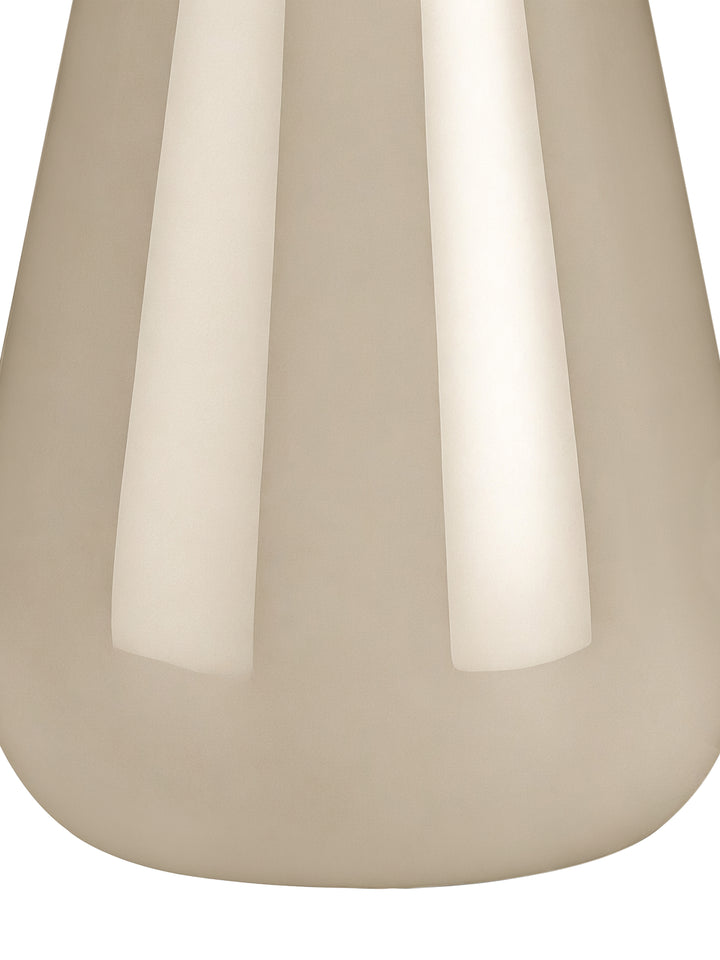 Orvelle Gloss Dome Table Lamp - Beige