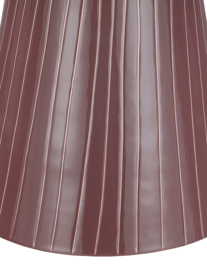 Alvera Dusty Mauve Enamel Side Table