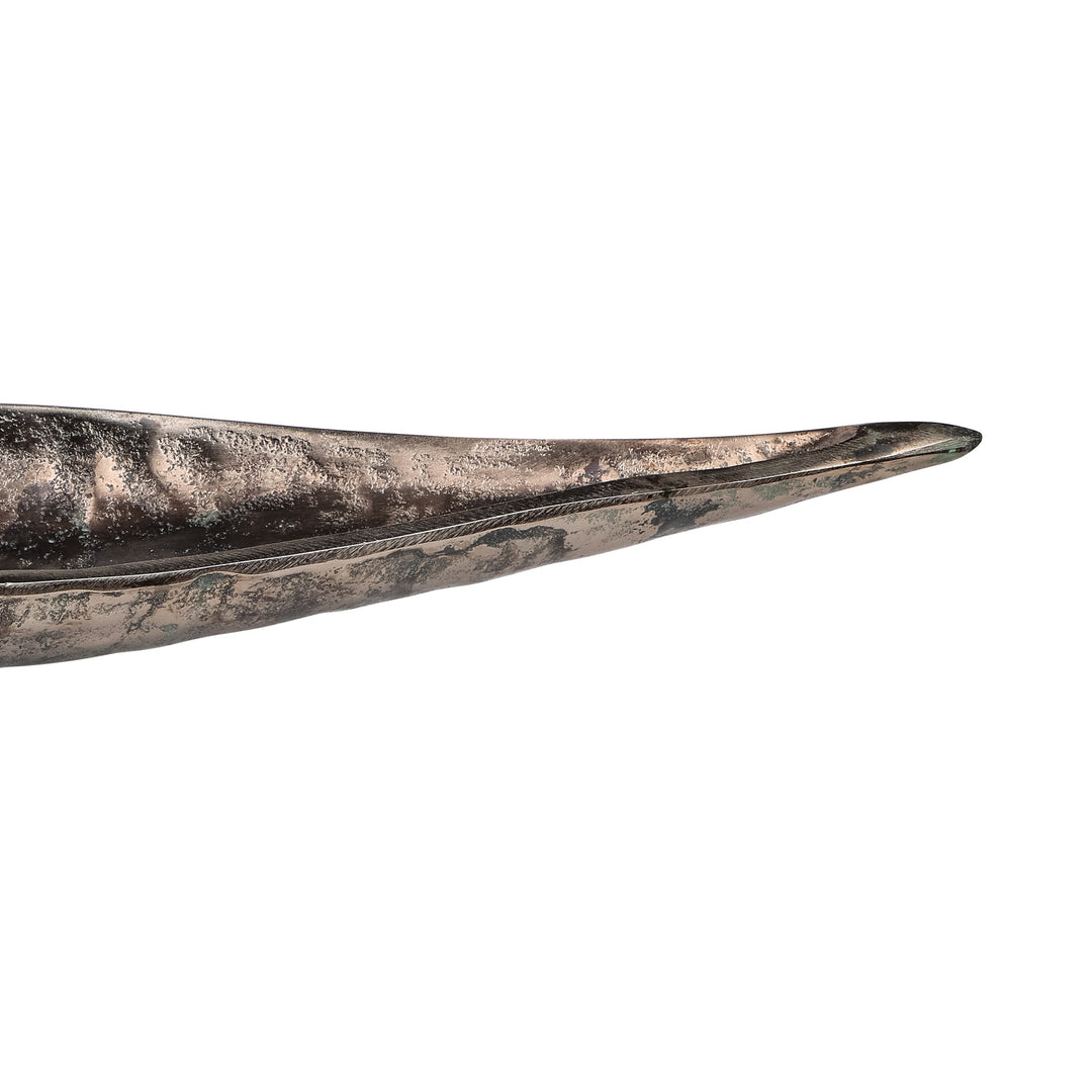 Velmora Aluminium Leaf Bowl