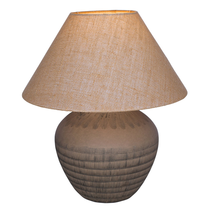 Virelle Ceramic Large Table Lamp - Brown