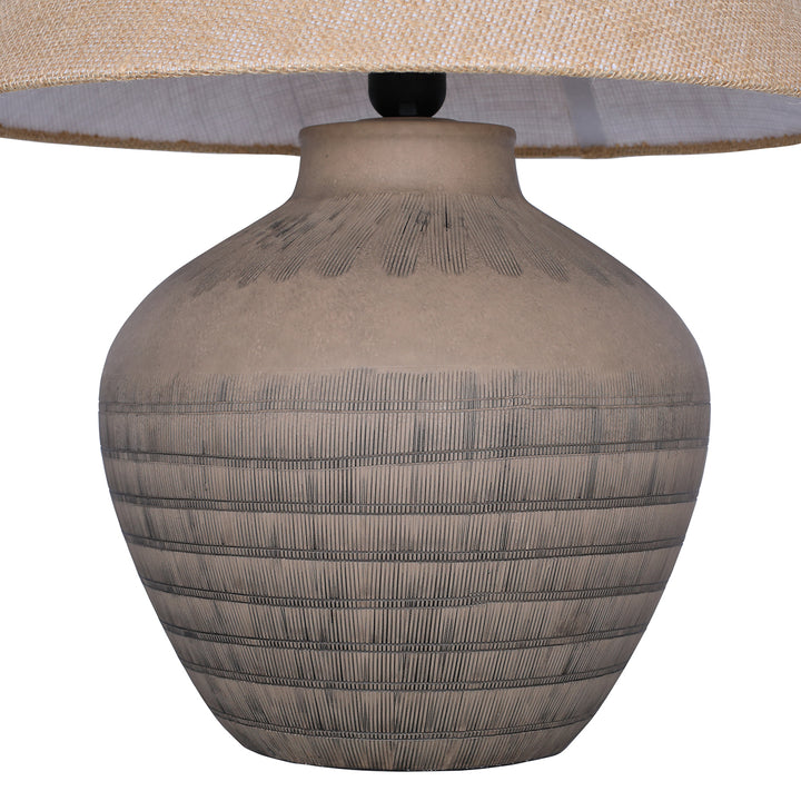 Virelle Ceramic Large Table Lamp - Brown