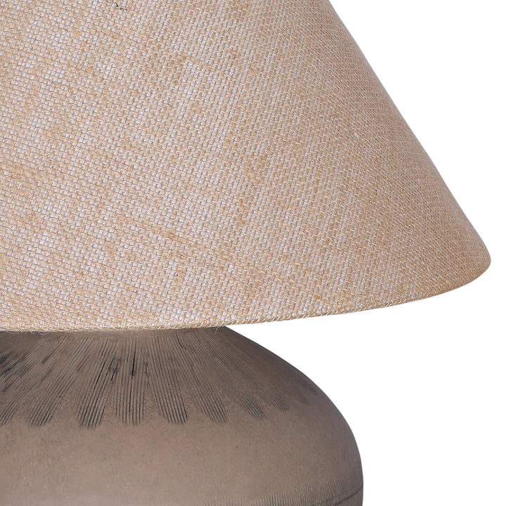 Virelle Ceramic Large Table Lamp - Brown