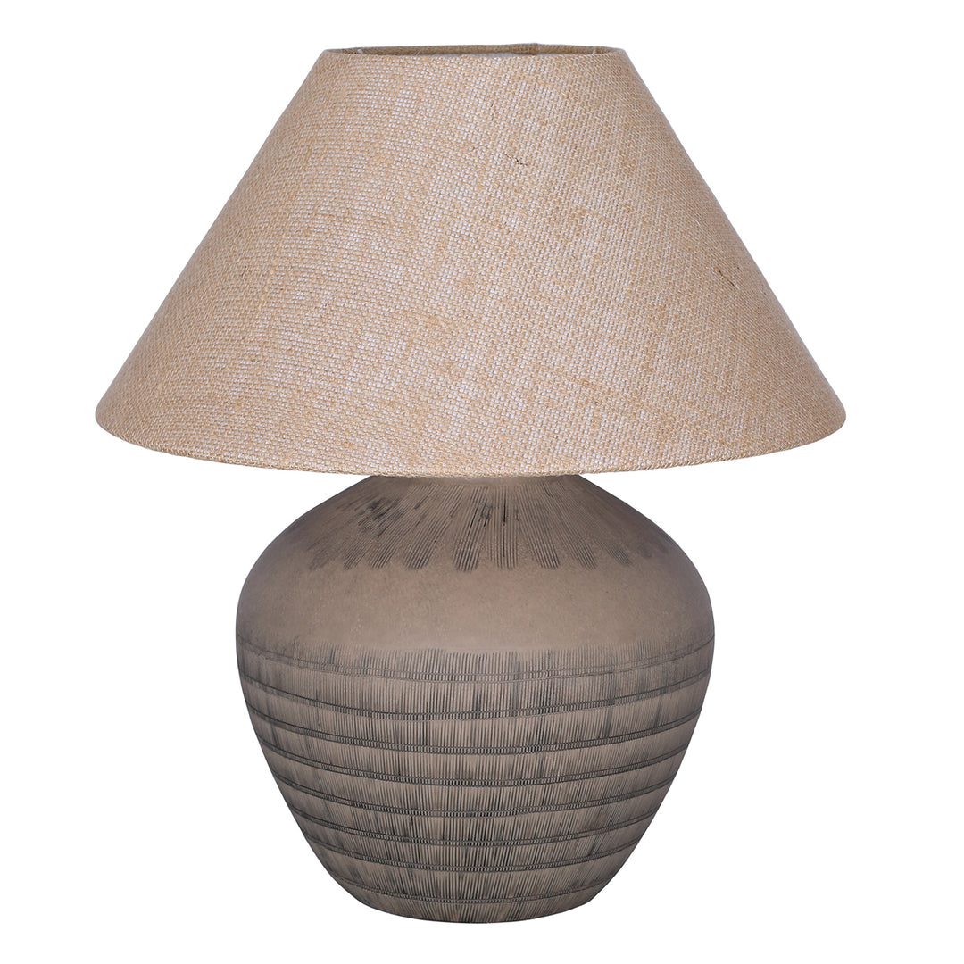 Virelle Ceramic Large Table Lamp - Brown