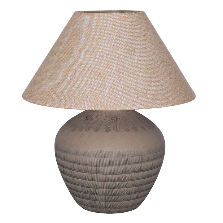 Virelle Ceramic Large Table Lamp - Brown